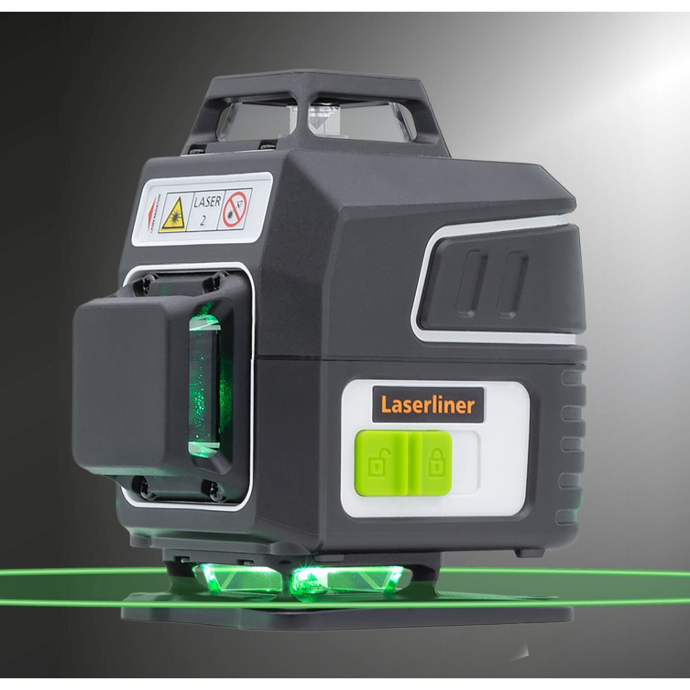 Nivel laser tridimensional con laser 360° horizontal superior y otro 360° inferior  PocketPlane 4G