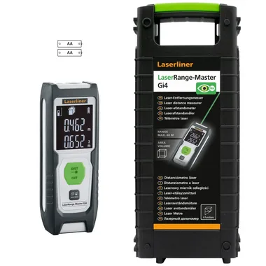 Distanciómetro  láser con tecnología láser verde. Rango. 080.843A