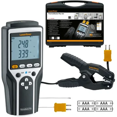 Termómetro digital Medidor de temperatura por contacto con 2 canales