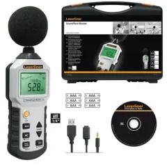 Sonómetro  SoundTest-Master clase 2 con almacenamiento de datos.