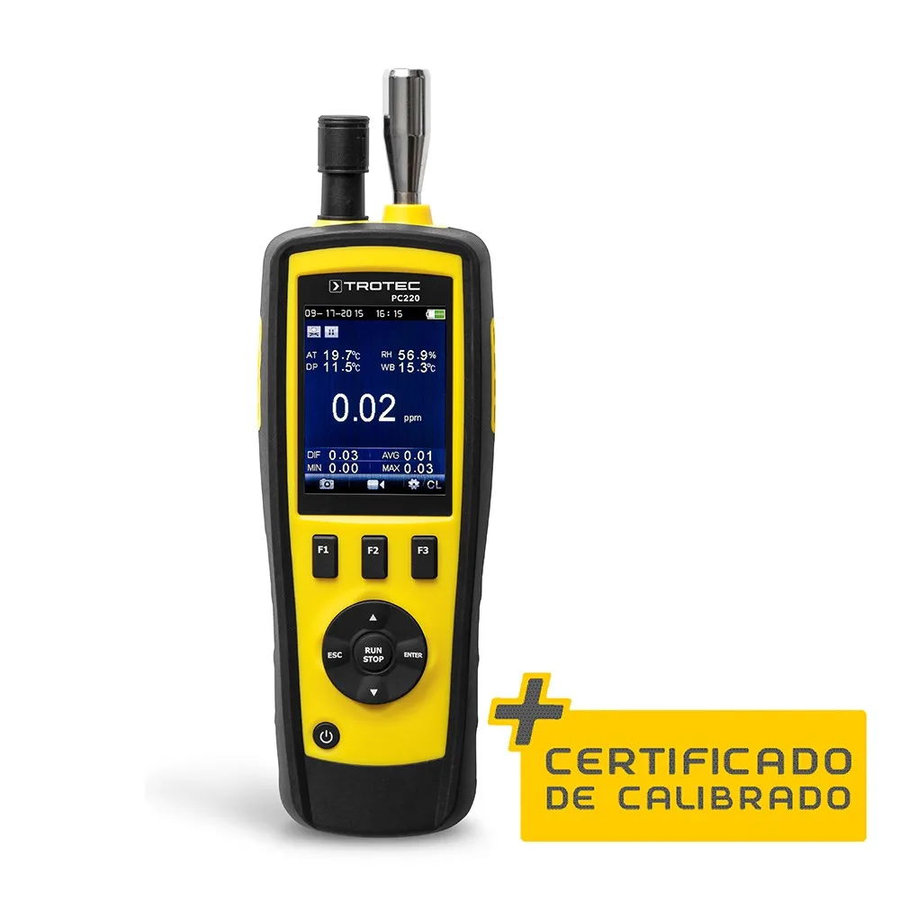 Contador de partículas PC220 incl. certificado de calibración